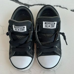 Converse Kids Black and White Sneakers